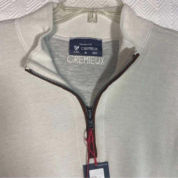 Daniel Cremieux Reversible 1/4 Zip Men’s Sweater NWT - Picture 2 of 5